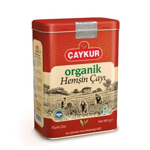 ÇAYKUR ORGANİK HEMŞİN ÇAYI 400gr TENEKE