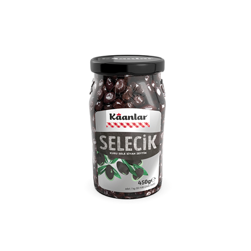 KAANLAR SELECİK KURU SELE ZEYTİN SELE 450GR CAM 351-410 KALİBRE