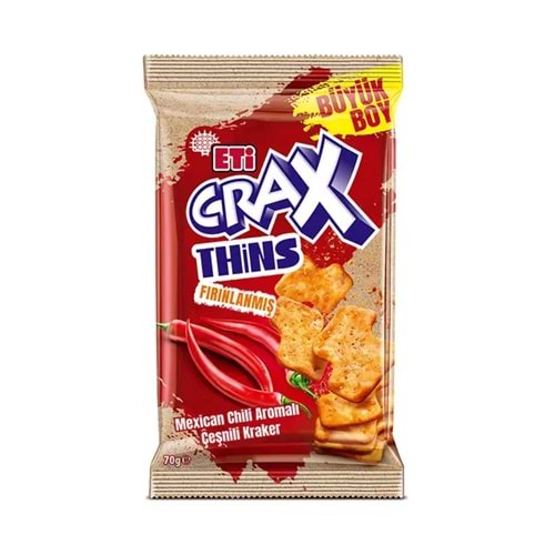 ETİ CRAX THINS MEXICAN CHILI 70 GR