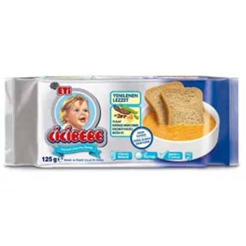 ETİ CİCİBEBE BEBE EKMEĞİ 125 gr ŞEKERSİZ