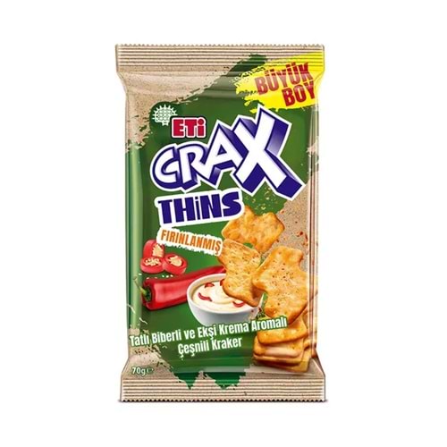 ETİ CRAX THINS TBİBER EKŞİ KREMA 70 GR