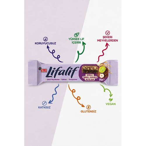 ETİ LİFALİF BAR ÜZÜM FINDIK KAKAO 35GR*16