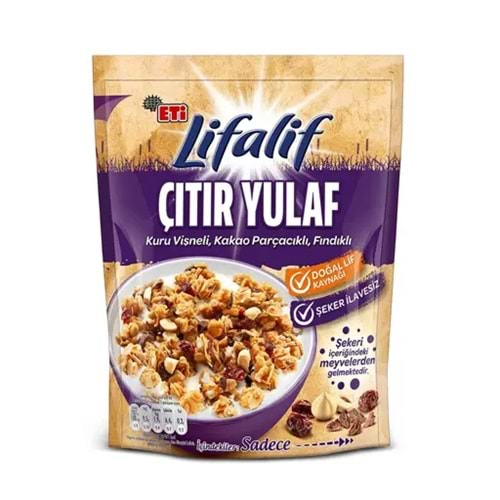 ETİ LİFALİF granola kuru vişneli kakao ,fındık 40 gr