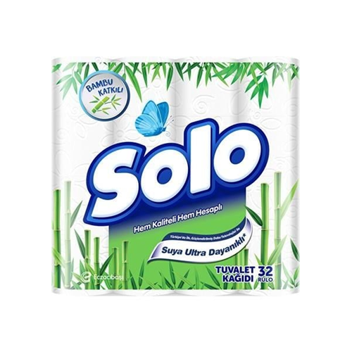 SOLO TUVALET KAĞIDI 32 Lİ BAMBU