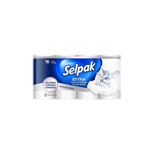 SELPAK TUVALET KAĞIDI 16 LI EXTRA PAMUKSU