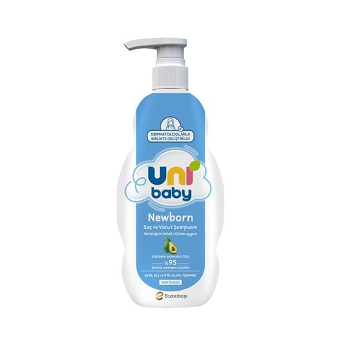 Uni Baby Newborn Yenidoğan Saç ve Vücut Şampuanı 500 ml