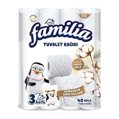 FAMİLİA TUVALET KAĞIDI 40 LI pamuklu