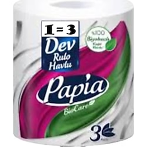 PAPİA HAVLU JUMBO 1=3