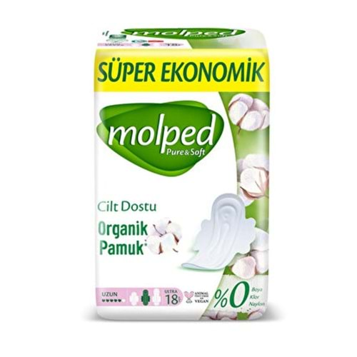 MOLPED PURE & SOFT SÜPER EKO UZUN 18 Lİ