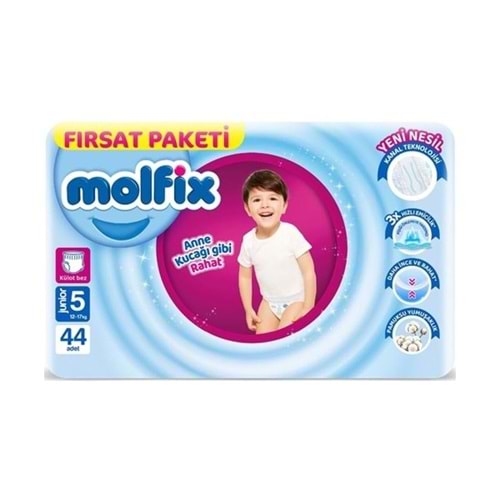 MOLFİX KÜLOT BEZ NO:5 FIRSAT 44 LÜ