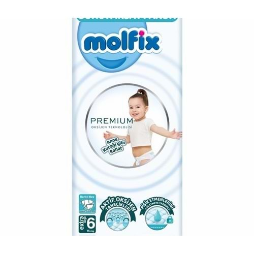 MOLFİX PREMİUM FIRSAT ÇOCUK BEZİ NO:6 XL 34 LÜ