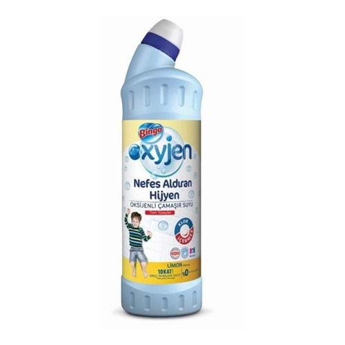 BİNGO OKSİJEN ÇAMAŞIR SUYU LİMON 750 ML