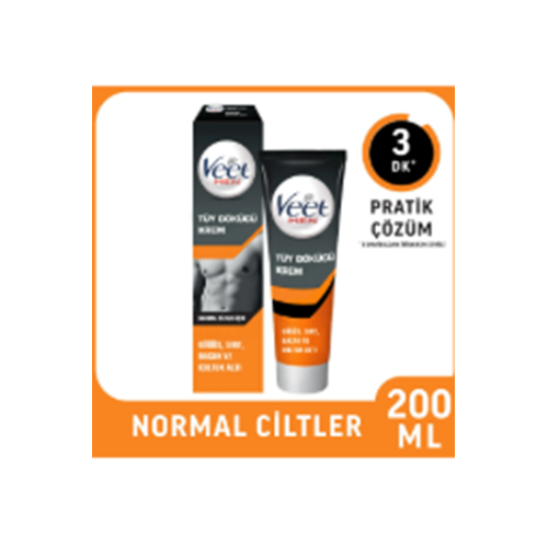 VEET KREM MEN 200 ML normal cilt AĞDA.