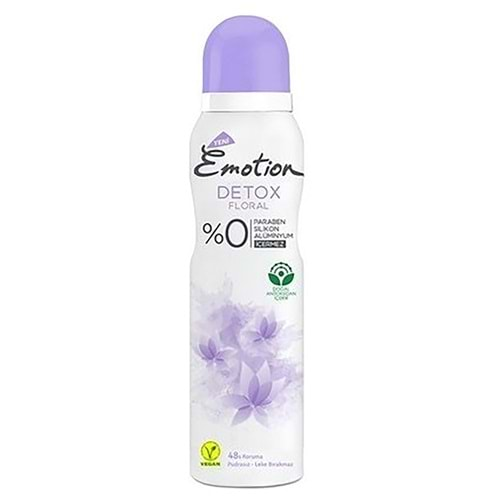 EMOTİON DEO DETOX FLORAL 150 ML