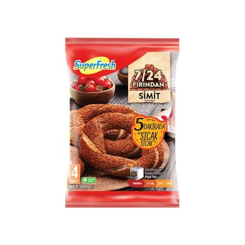 SF SUSAMLI SİMİT 4 LÜ 400 GR 8 Lİ