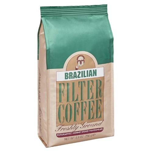 MEHMET EFENDİ FİLTRE KAHVE 250 GR BREZİLYA