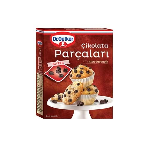 DR.OETKER ÇİKOLATA PARÇALARI BİTTER 70 GR