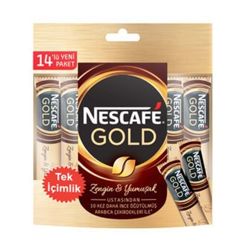 NESCAFE GOLD 2 GR 14 LÜ MP POŞET