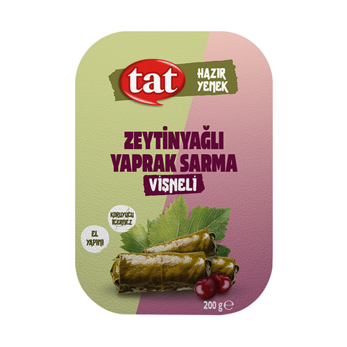 TAT VİŞNELİ ZEYTİNYAĞLI YAPRAK SARMA 200 GR