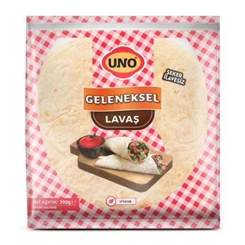 UNO Uno Geleneksel Lavaş 25 cm 390 GR 6 ADET