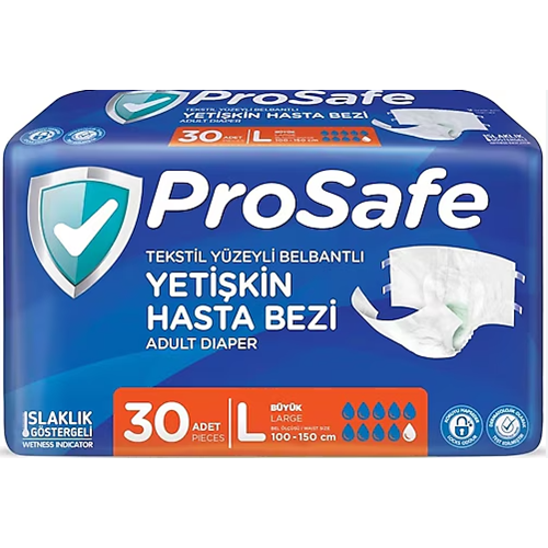 PROSAFE 30 LU BELBANTLI L YETİŞKİN HASTA BEZİ