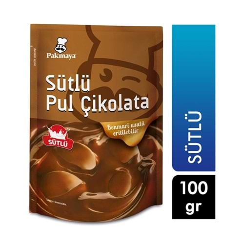 PAKMAYA SÜTLÜ PUL ÇİKOLATA 100 GR