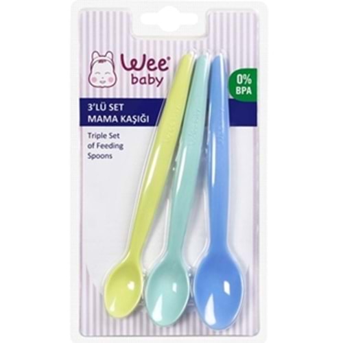 WEE BABY 123 Mama Kaşığı 3'lü