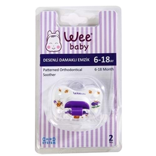 WEE 834 Baby Desenli Damaklı Emzik No:2