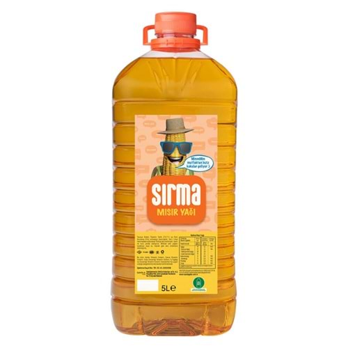 SIRMA MISIR YAĞI 5 LİTRE PLS. DAR AĞIZ