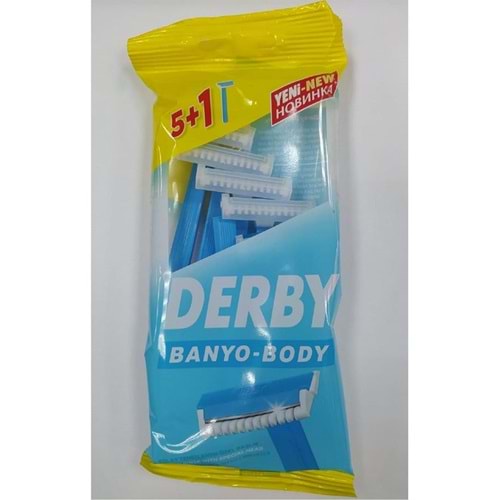 DERBY POŞETLİ BANYO JİLETİ 6 LI