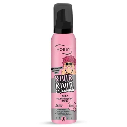 HOBBY SAÇ KÖPÜĞÜ NO:3 KIVIR KIVIR 150 ML