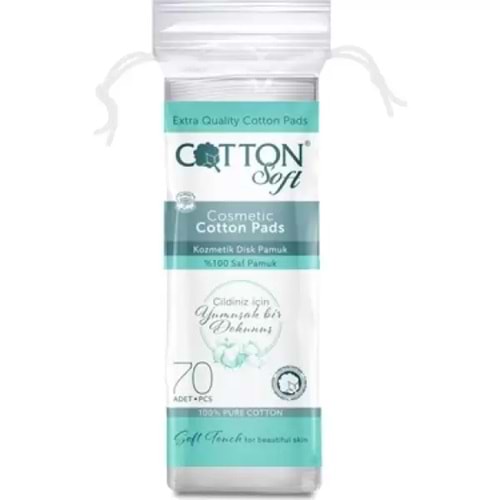COTTON MAKYAJ TEMİZLEME DİSK 70 Lİ