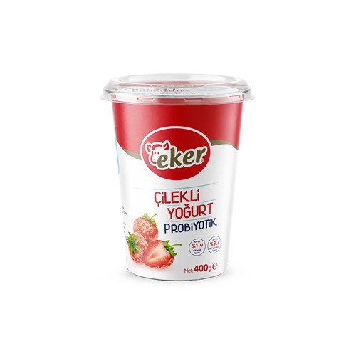 EKER PROBİYOTİK YOĞURT ÇİLEKLİ 400 GR