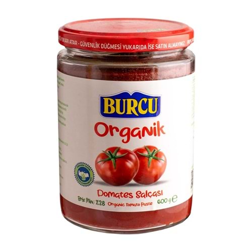 BURCU ORGANİK DOMATES SALÇASI 600GR CAM