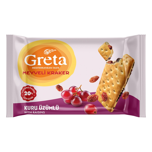 GRETA KRAKER MEYVELİ KURU ÜZÜMLÜ 150GR