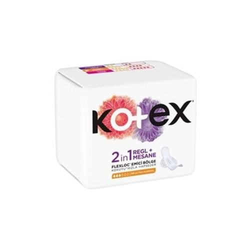 KOTEX 2IN1 REGL+MESANE ULTRA NORM(14X16)