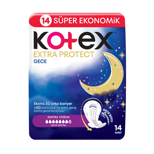 Kotex Extra Protect Ultra Quadro Gece 14 Adet