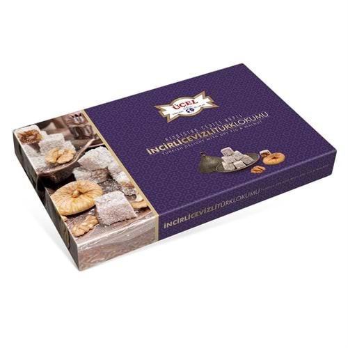 ÜÇEL LOKUM incirli cevizli 650 gr
