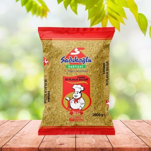 SADIKOĞLU 2 KG İRİ PİLAVLIK BULGUR