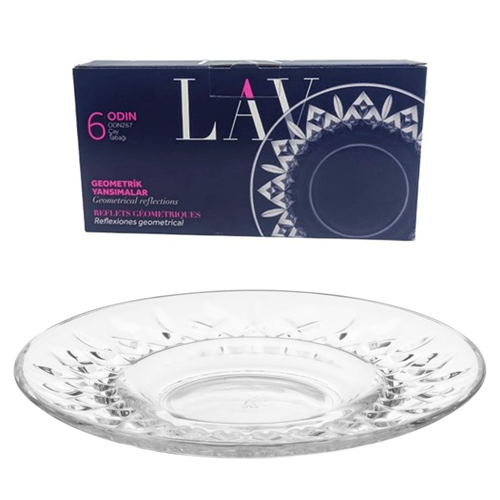 LAV ODN267F ÇAY TABAĞI 6 LI