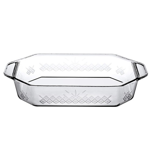 59974 BORCAM DİKDÖRTGEN TEPSİ KULPLU