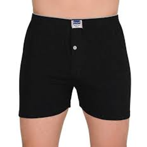 Berrak Erkek Boxer Penye Renkli Düğmeli Siyah 2XL BERRAK1099