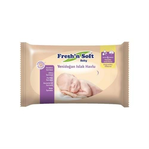 FRESH SOFT YENİ DOĞAN ISLAK HAVLU 40 LI