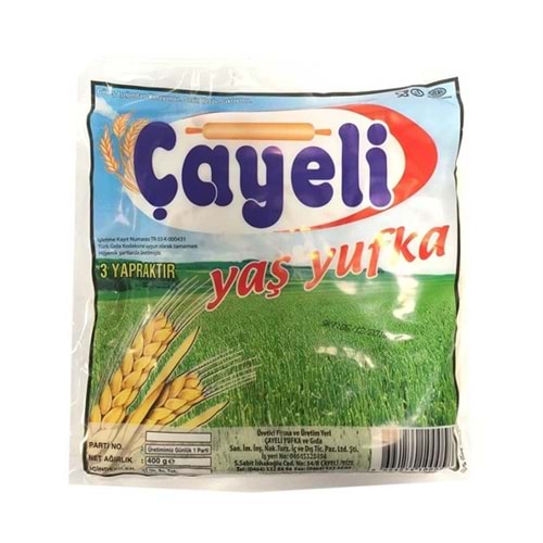 ÇAYELİ YUFKA 3 YAPRAK