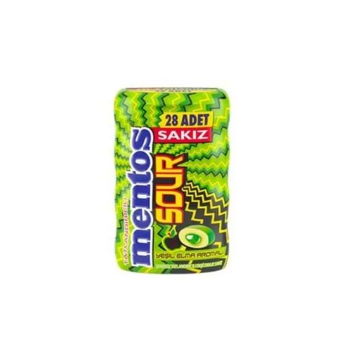 MENTOS PURE FRESH YEŞİL ELMA AROMALI 56 GR