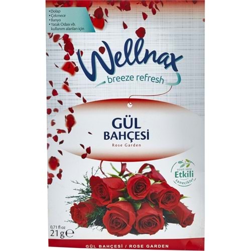 WELLNAX DOLAP ÇEKMECE KOKUSU GÜL BAHÇESİ