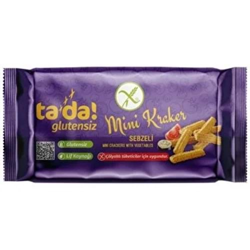 TADA GLUTENSİZ MİNİ KRAKER SEBZELİ 85 GR