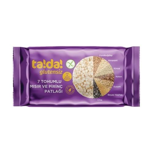 TADA GLUTENSİZ PİRİNÇ PATLAĞI 7 TOHUMLU 60 GR