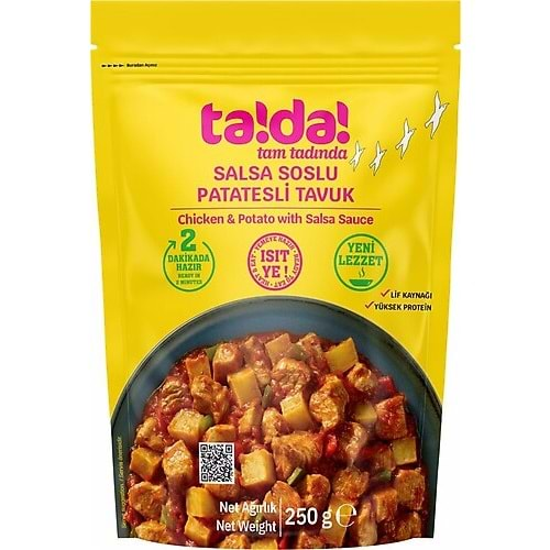 TADA SALSA SOSLU PATATESLİ TAVUK 250 GR