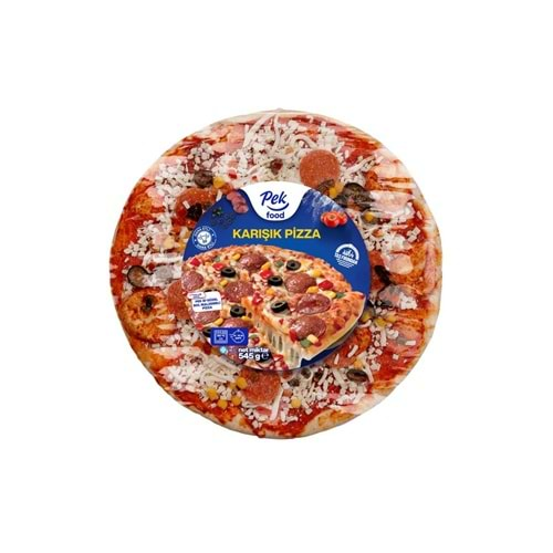 PEK PİZZA KARIŞIK 545GR.*8 PK.